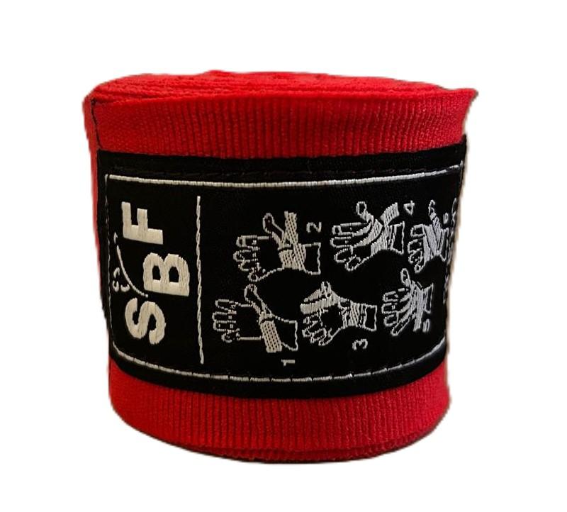 Bandes SBF Rouge — Logo SBF gros plan