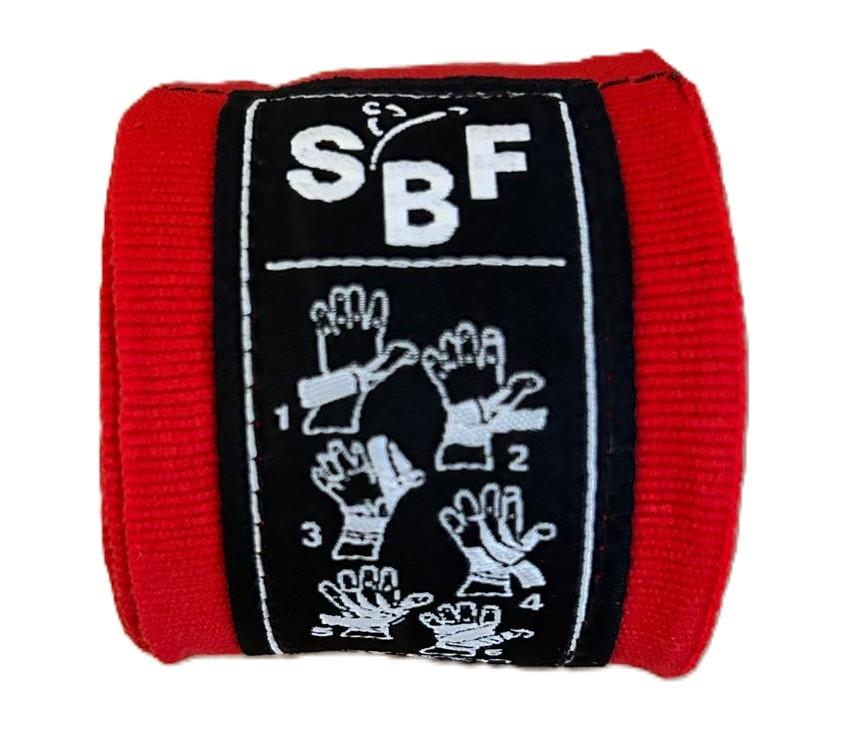 Bandes SBF Rouge — Étiquette label SBF