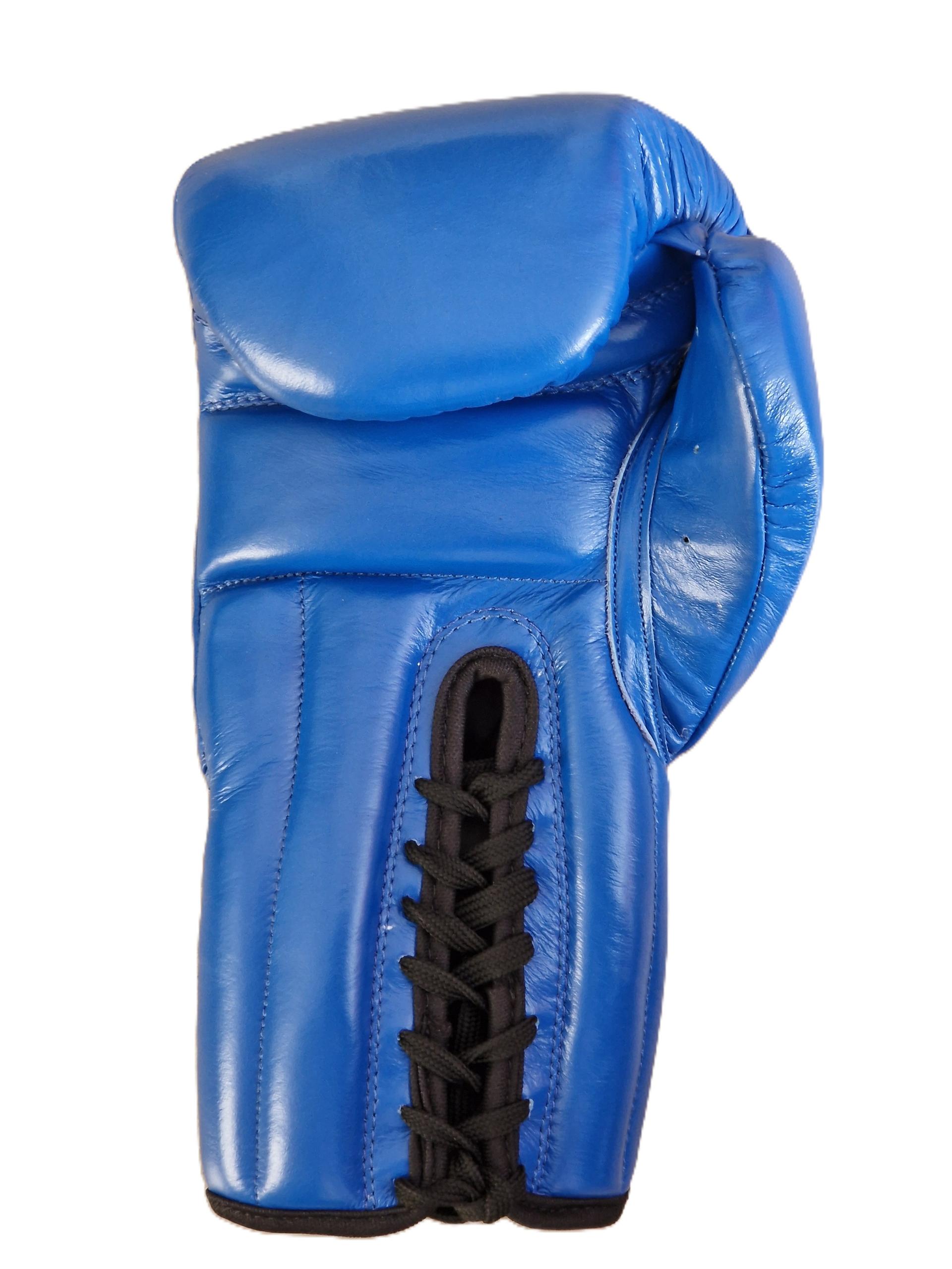 Gants SUPREMATY Cuir Bleu - Paume