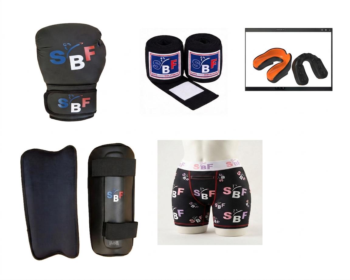 Kit Boxe Compétition Femme — 5 articles
