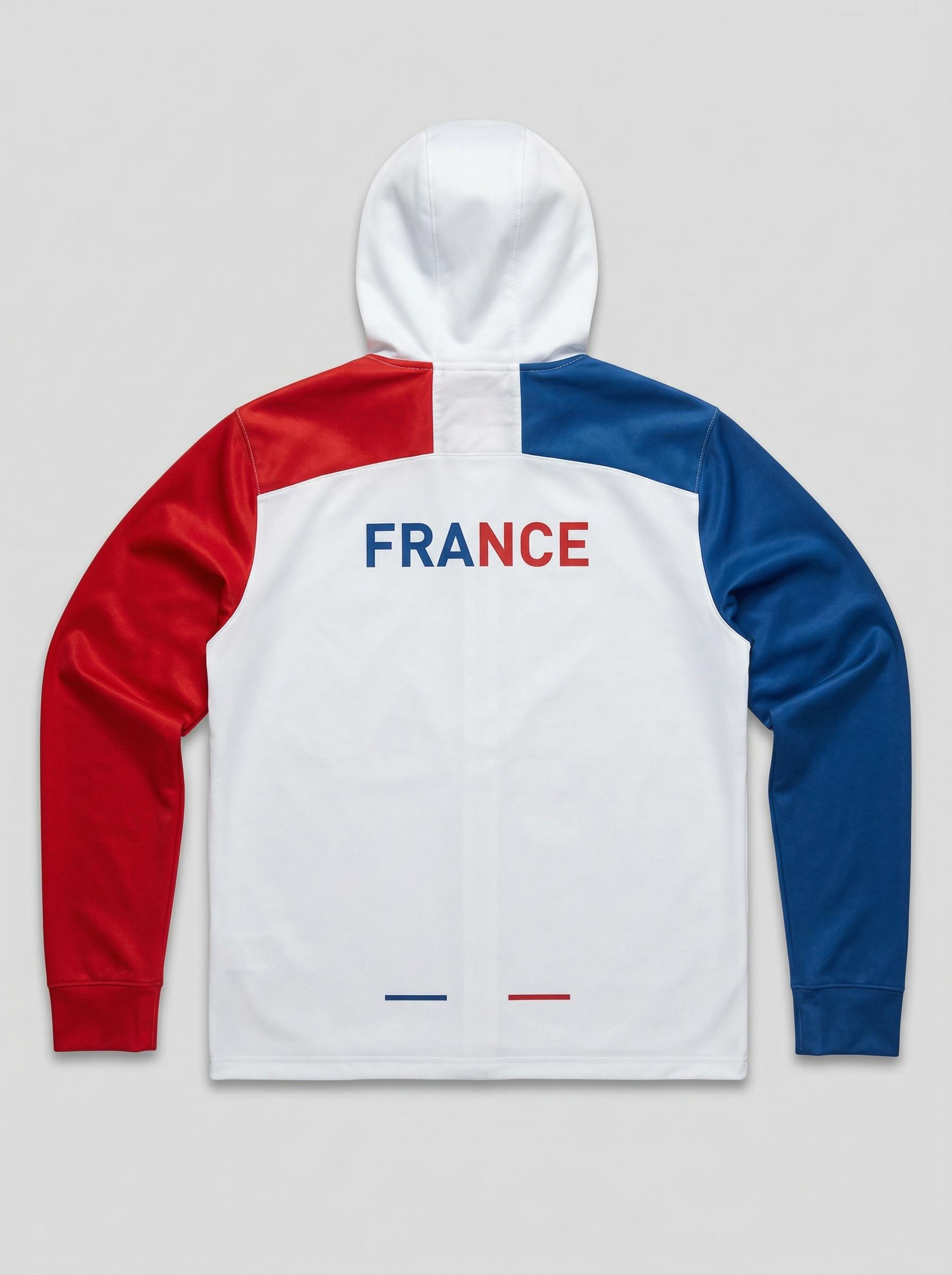 Veste Coupe-Vent Public Blanc — Dos