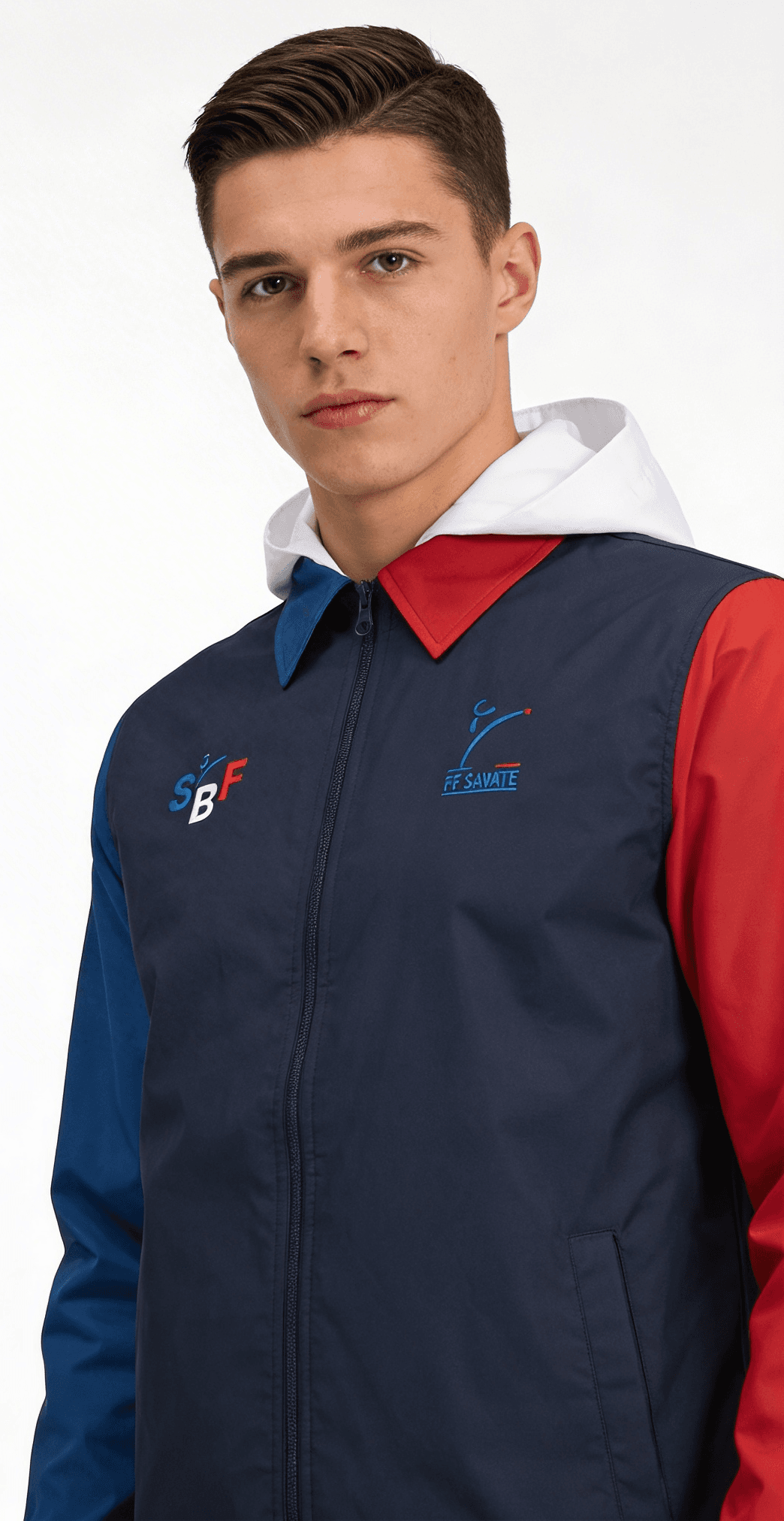 Veste Coupe-Vent Public Bleu — Homme