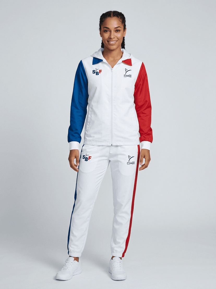 Pantalon Coupe-Vent Savate Blanc