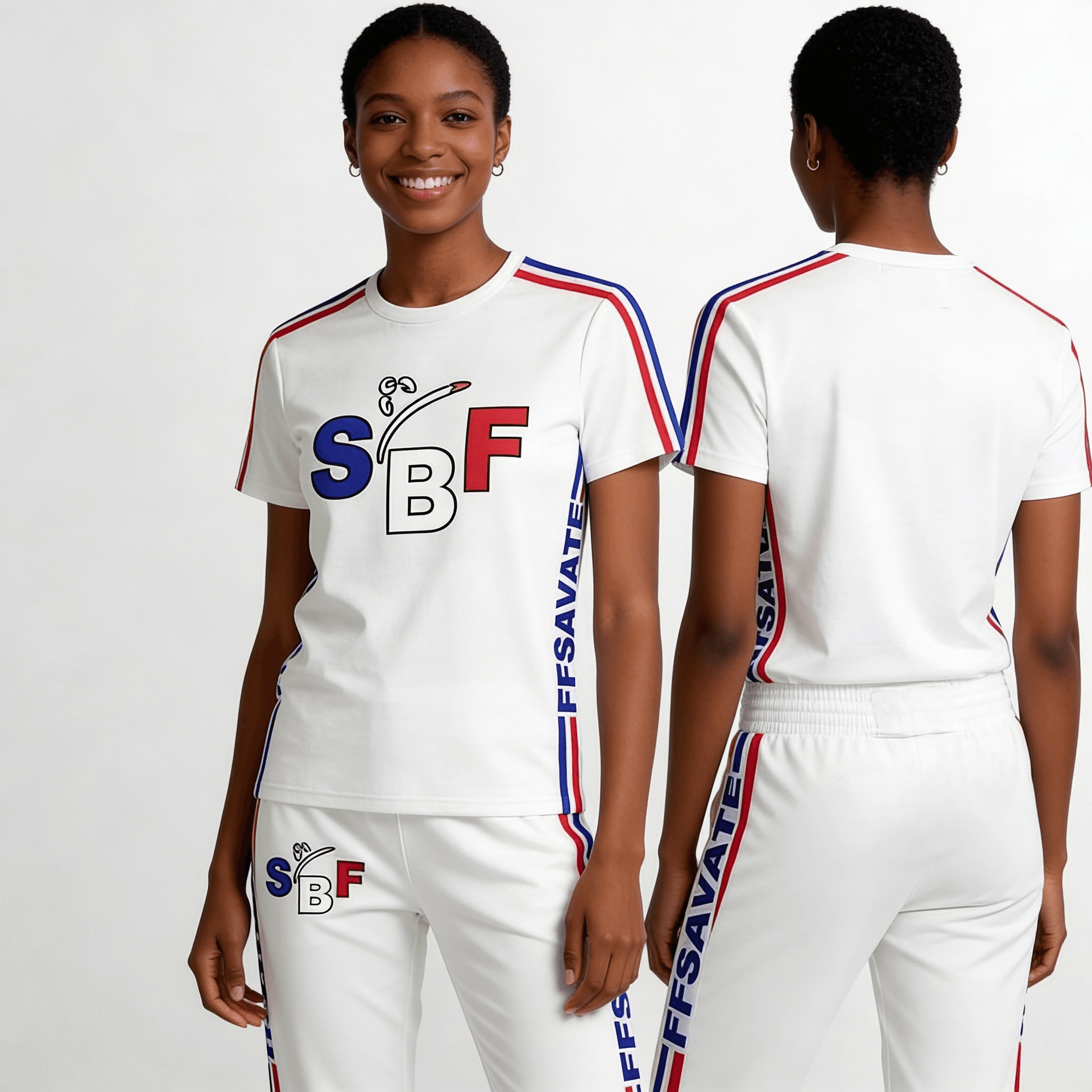 T-Shirt Original SBF Frenchie Blanc