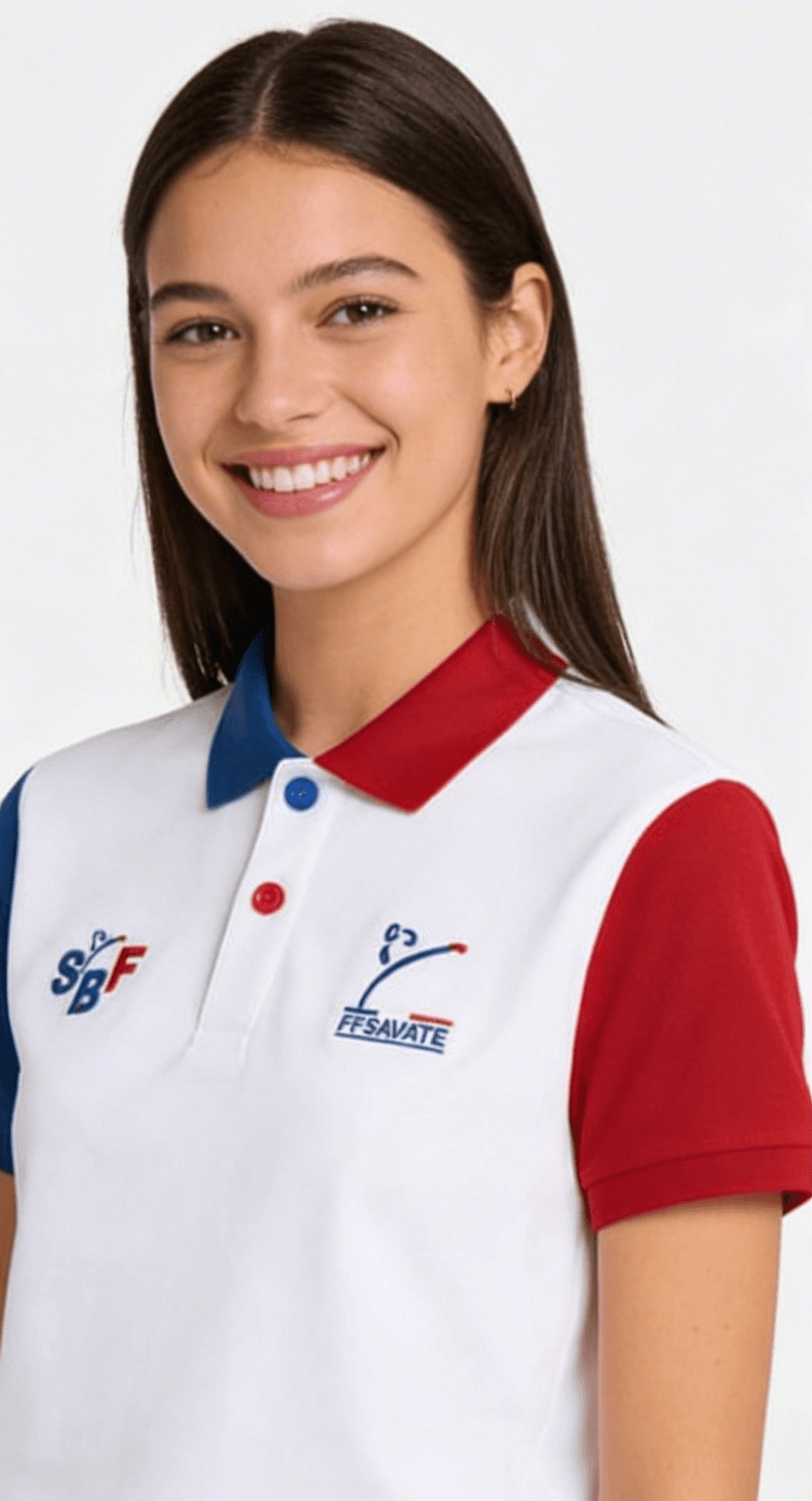 Polo Piqué Coton SBF Blanc