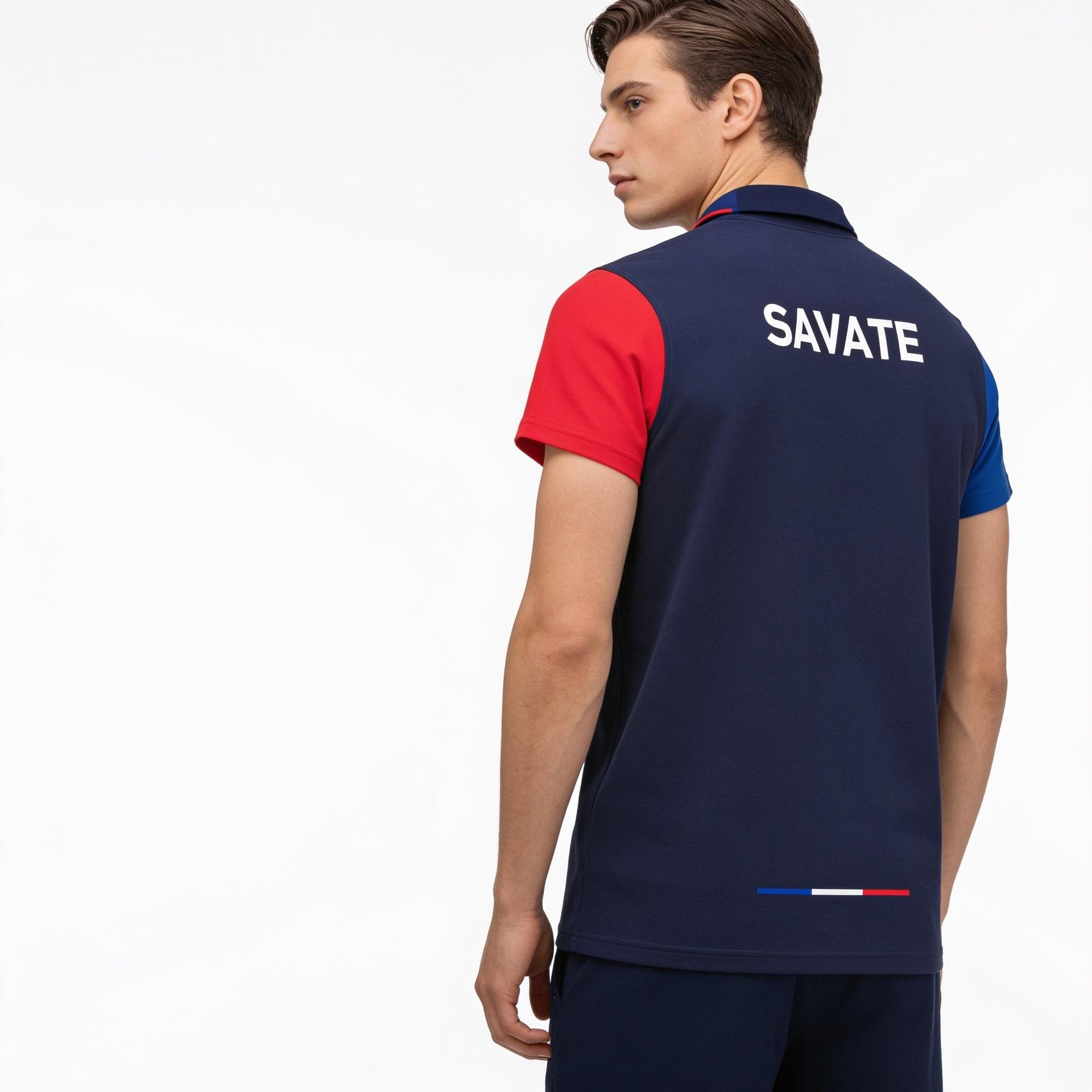 Polo Piqué Coton SBF Bleu