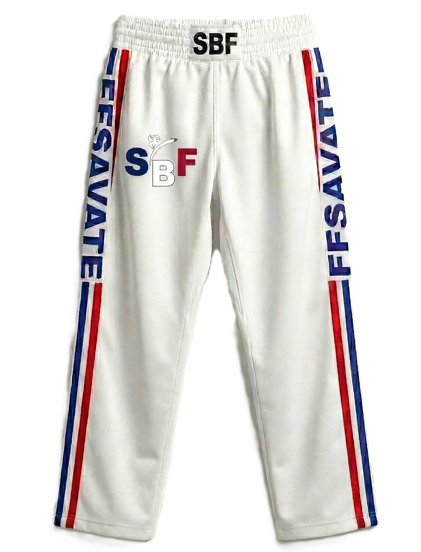 Pantalon Savate SBF Lycra Blanc