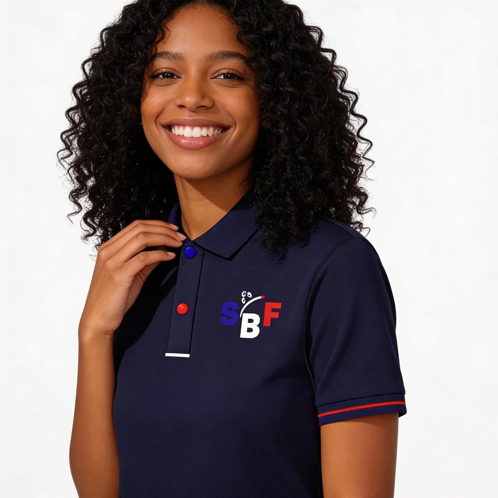 Polo Bleu Nuit - Porté