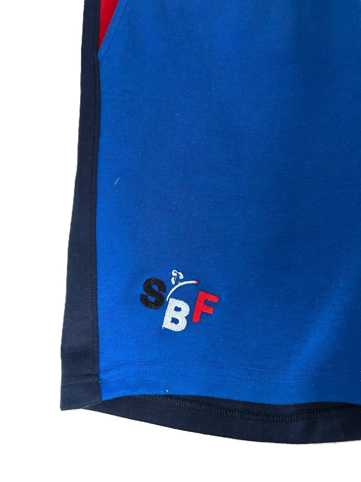 Short Long Savate Bleu — Logo brodé SBF