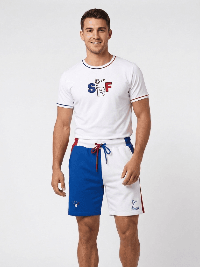 Short Long Savate Blanc