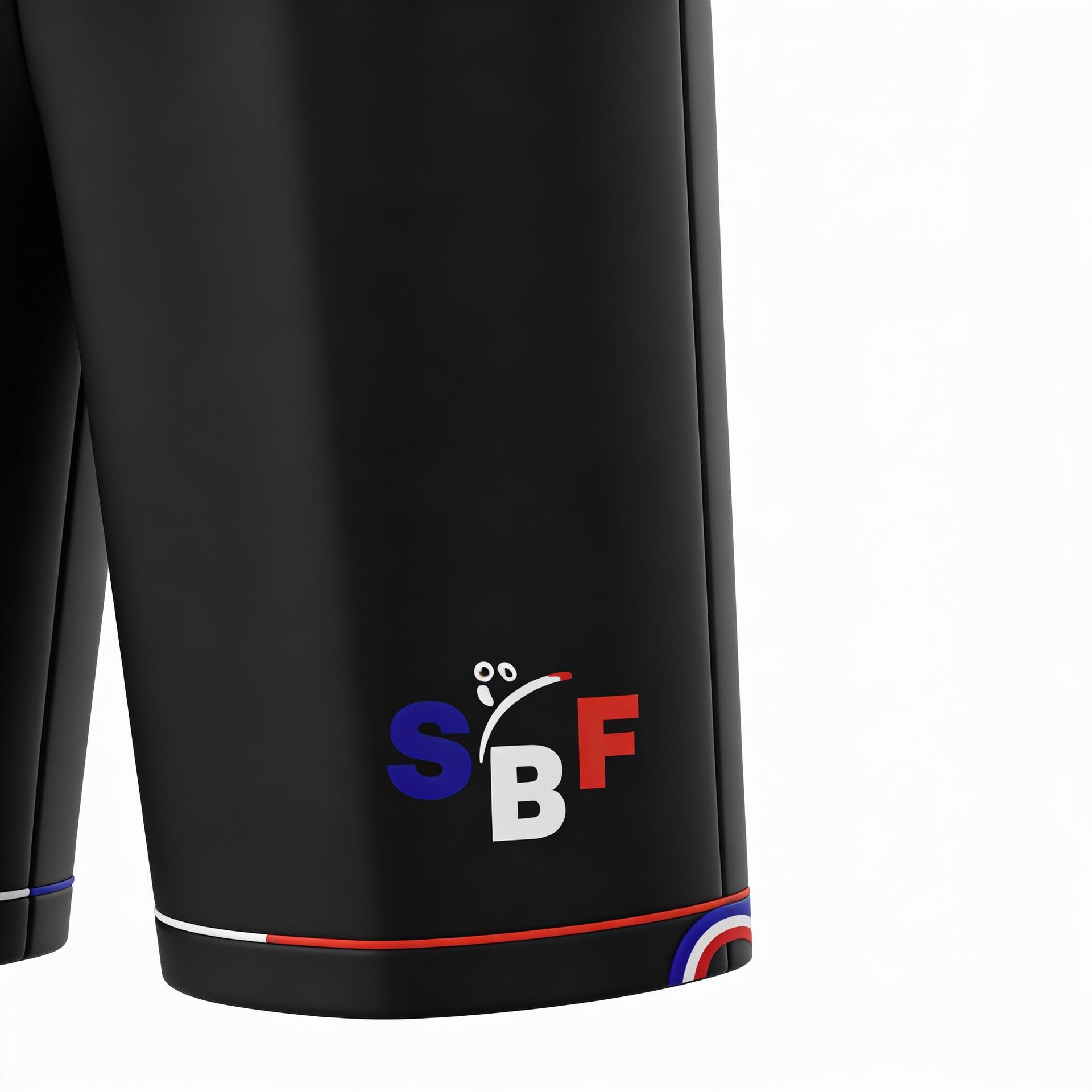 Short Long SBF Noir - Vue 1