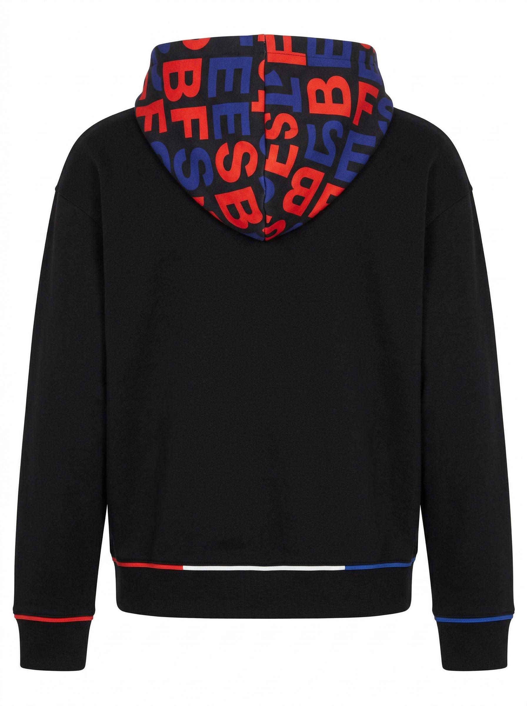 Sweat Capuche SBF Noir — Dos