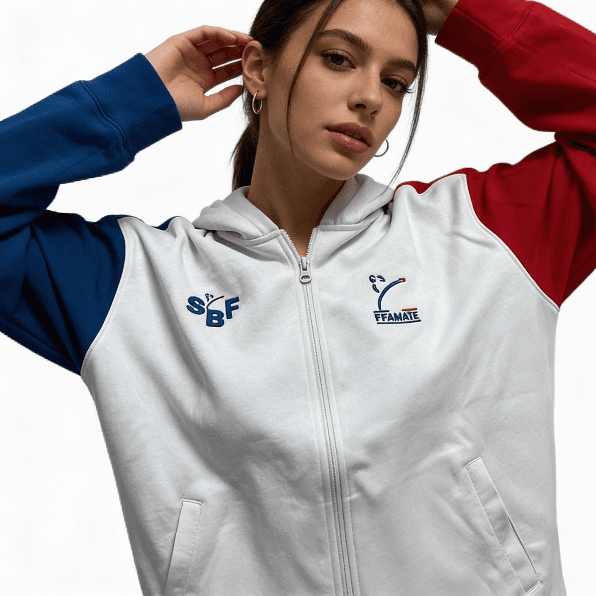 Sweat à Capuche Savate Blanc