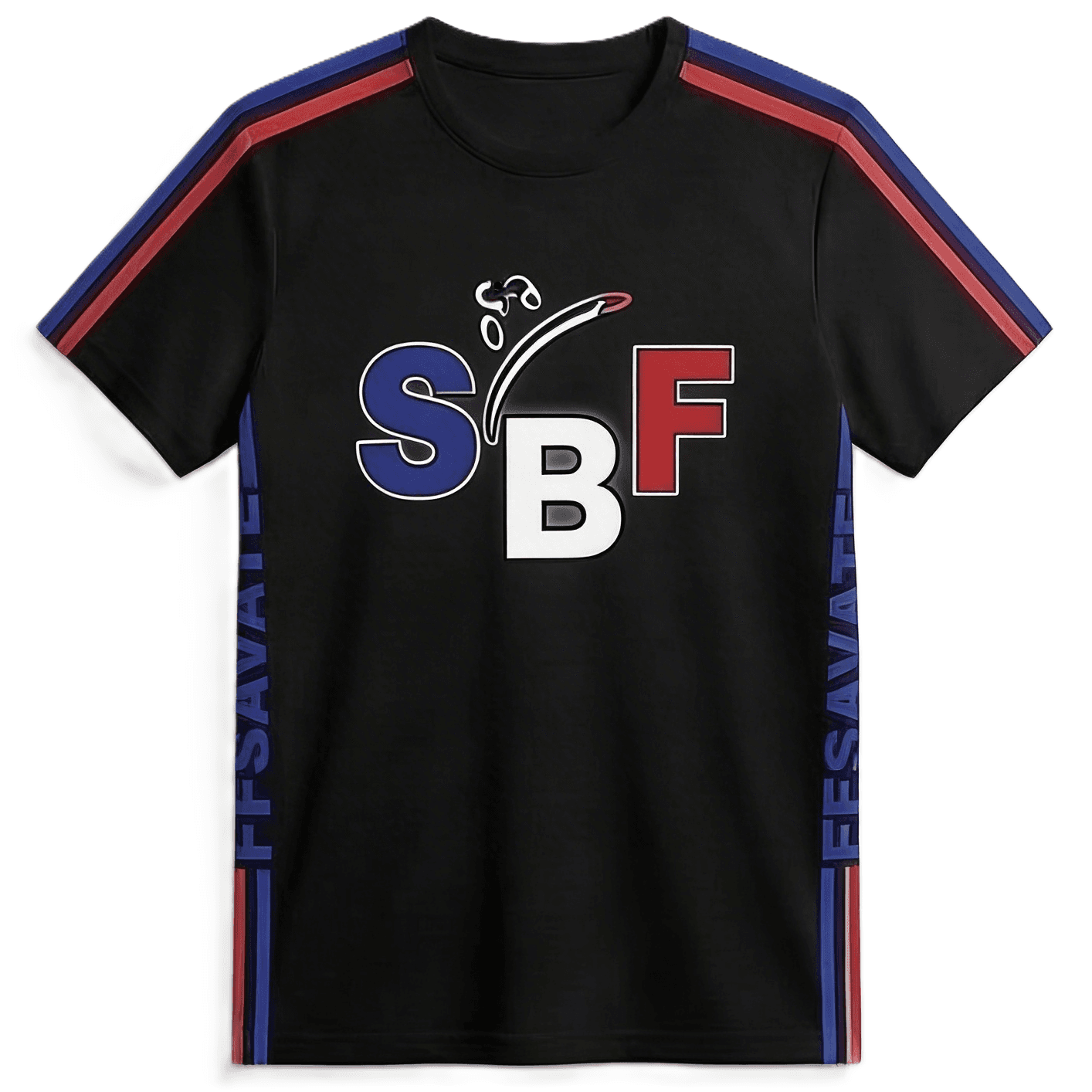 T-Shirt Original Frenchie Noir — Vue à plat