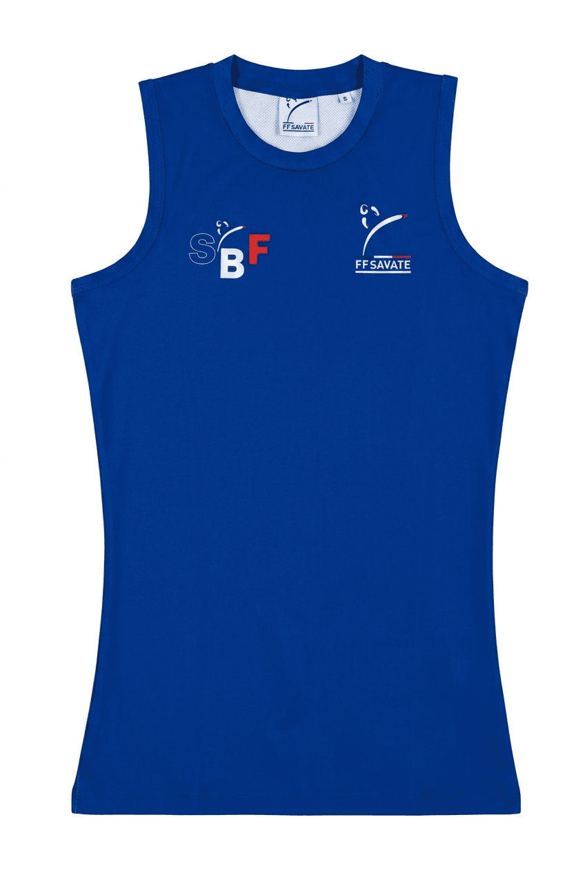 Top Lycra Homme Savate Bleu