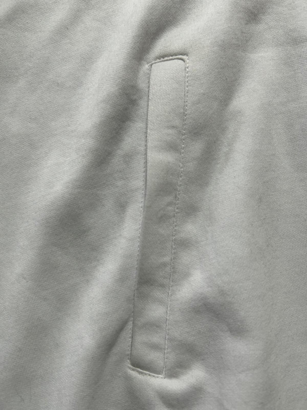 Sweat Capuche Blanc - Poche plaquée