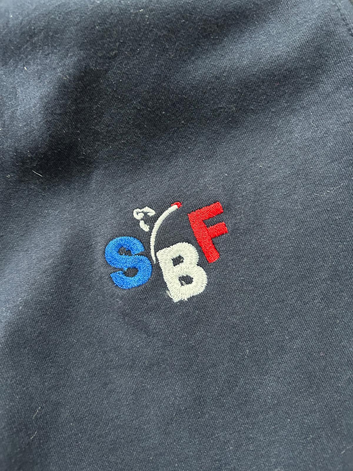 Sweat Capuche Bleu - Logo brodé SBF