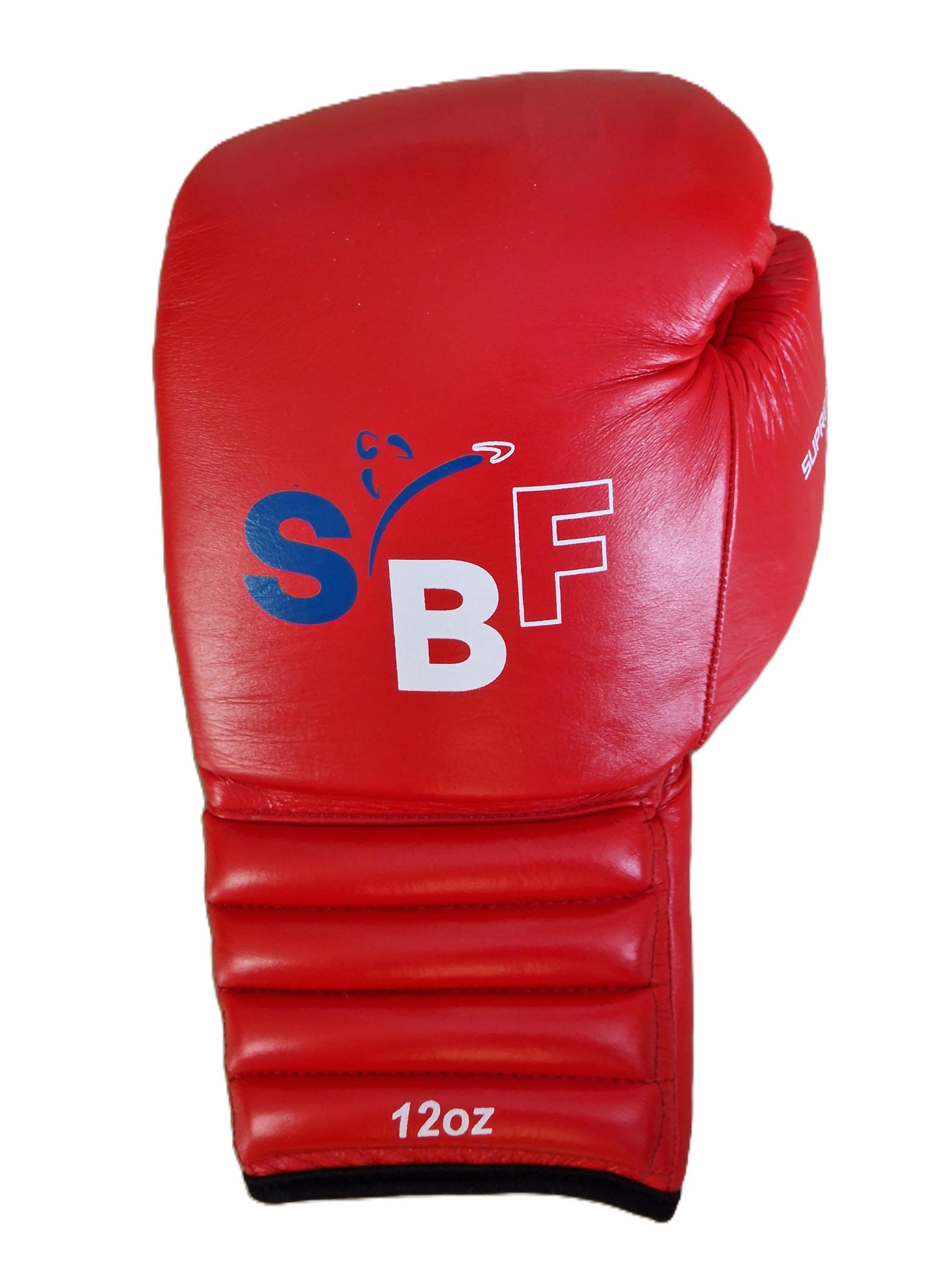 Gants SUPREMATY Cuir Rouge - Dos