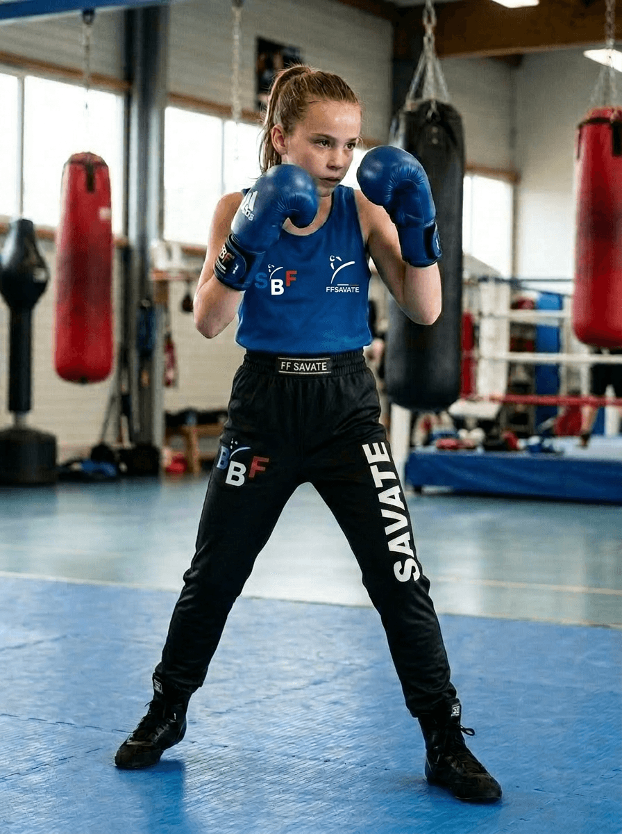 Pantalon Combat Lycra Enfant — Fille Portée